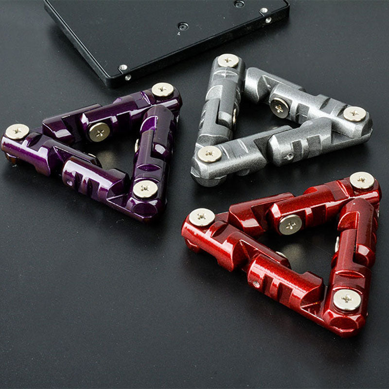 Stainless Steel Triangular Fidget Spinner EDC Adult Fidget Toys