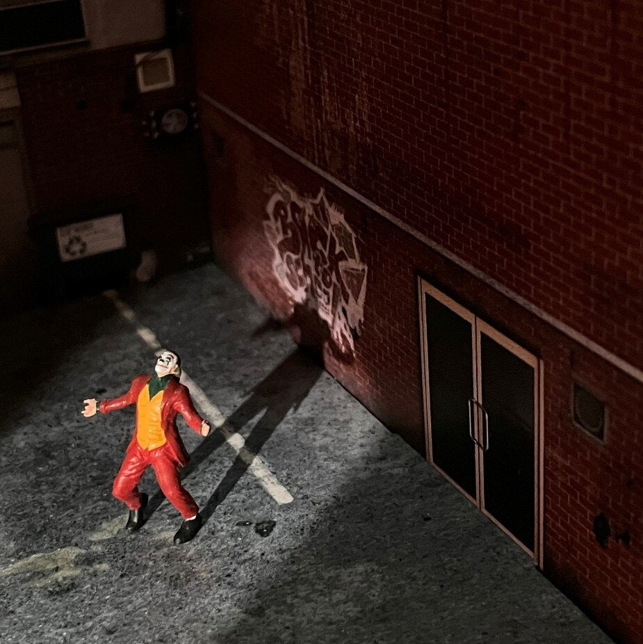 1:64 Scale Model Joker including display box Cast Alloy Car  Static Figures For Layout Diorama Miniature Scene Collection