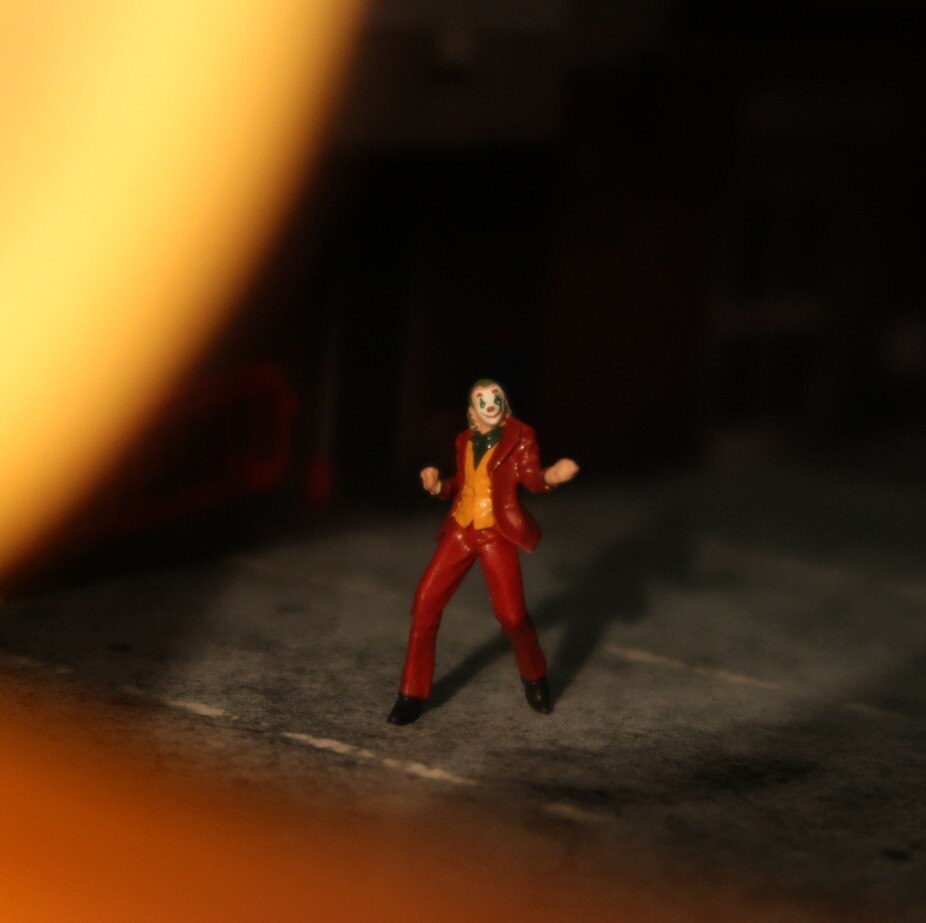 1:64 Scale Model Joker including display box Cast Alloy Car  Static Figures For Layout Diorama Miniature Scene Collection