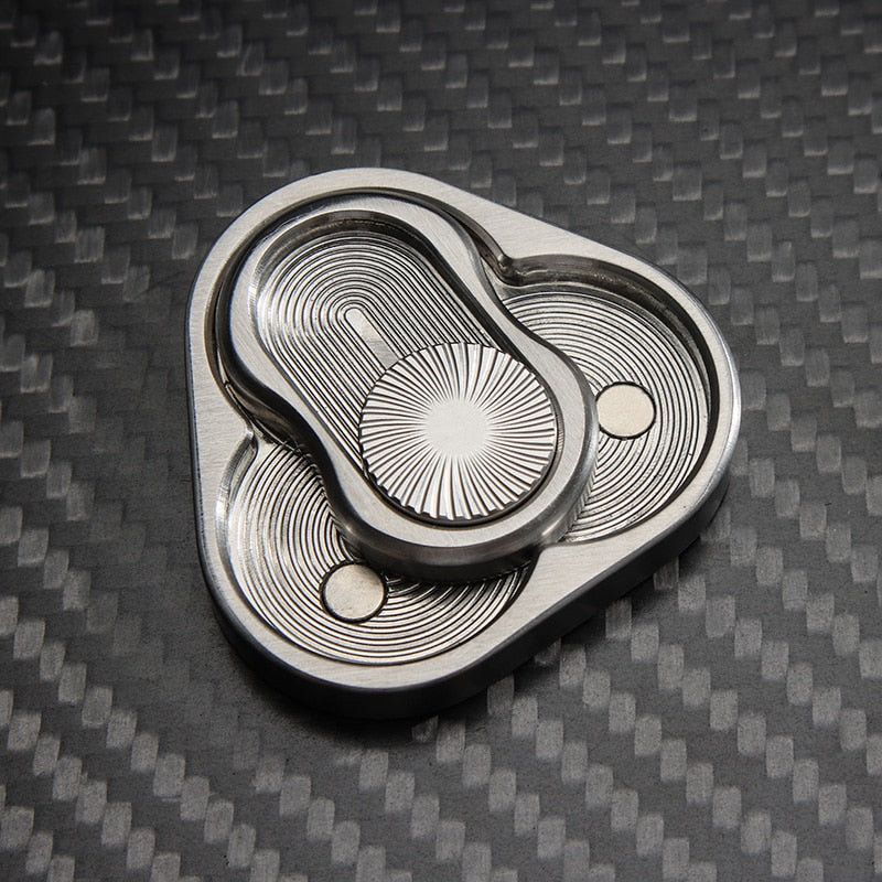Rotary Push Brand Decompression Toys Stainless Steel PPB Hand Spinner FPJ TOYS Rotary Push Brand Decompression Toys Stainless Steel PPB Hand Spinner FPJ TOYS