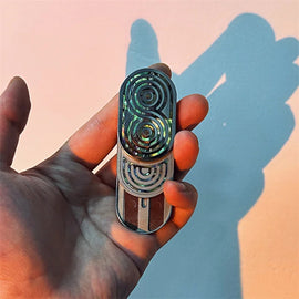 Fritillary Multiple Directions Fidget Slider Stainless Steel Haptic Slider Metal EDC Fidget Toys ADHD Tool Stress Relief Toys