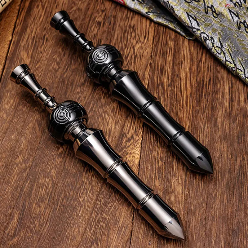 WANWU EDC Ancient Chinese Weapons Ratchet Wheel Fidget Toys Adult Hand Spinner Fidget Toys ADHD Tool Stress Relief Toys