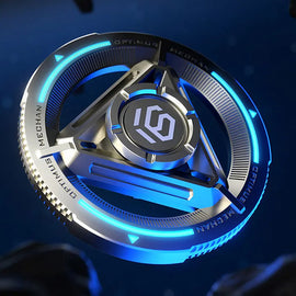 Commander Luminous Alloy Fidget Spinner EDC Metal Fidget Toys ADHD Tool Hand Spinner Glowing in the Dark Anxiety Stress Relief