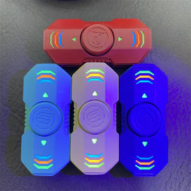 Luminous 2-in-1 Mechanical Haptic Slider Fidget Spinner EDC Hand Spinner Adult Fidget Toys ADHD Tool Anxiety Stress Relief Toys