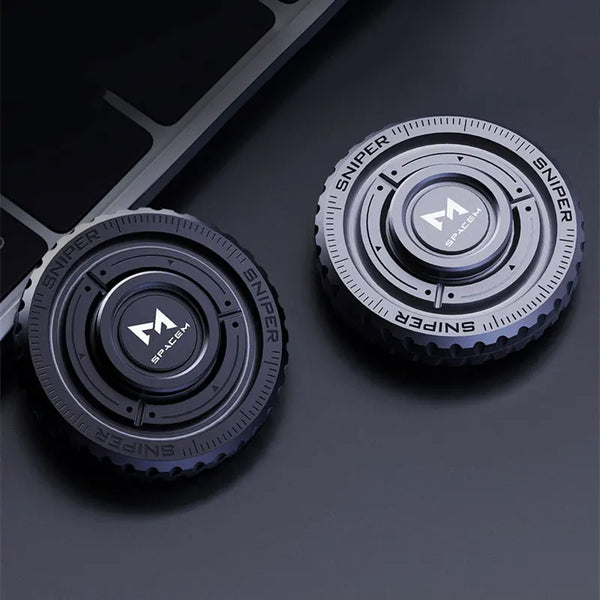 Sniper Mechanical Ratchet Fidget Spinner EDC Fidget Clicker Adult Fidg ...