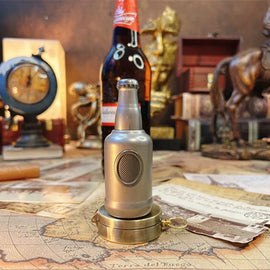 Creative Beer Bottle Stainless Steel Finger Press Toys Metal Fidget Toys ADHD Tool Anxiety Stress Relief Toys Office Desk Toys