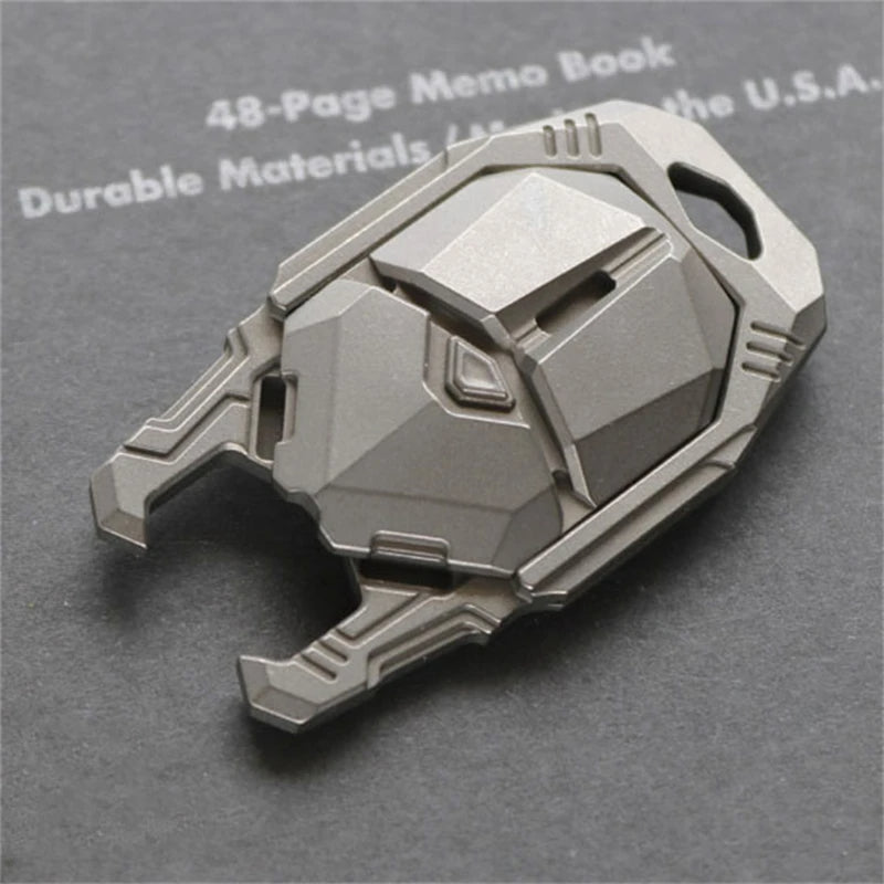 Creative Beetle Fidget Slider EDC Titanium Alloy Adult Fidget Toy Personality Cool Multifunctional Stress Relief Toy ADHD Toy