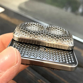 Super 8 Titanium Alloy Unlimited Push Magnetic Haptic Slider EDC Fidget Slider Adult Stress Relief Fidget Toys ADHD Tool