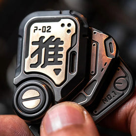 01EDC POP2 Mechanical Magnetic Haptic Slider EDC Fidget Clicker Adult Fidget Toys ADHD Tool Anxiety Stress Relief Toys