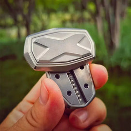 X Stainless steel Mechanical Structure Fidget Haptic Slider EDC Fidget Clicker Adult Fidget Toys ADHD Tool Stress Relief Toys