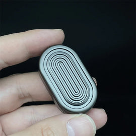 Black Alloy Samsara Haptic Slider Magnetic Three Layer Fidget Slider EDC Fidget Toys ADHD Tool Anxiety Stress Relief Toys