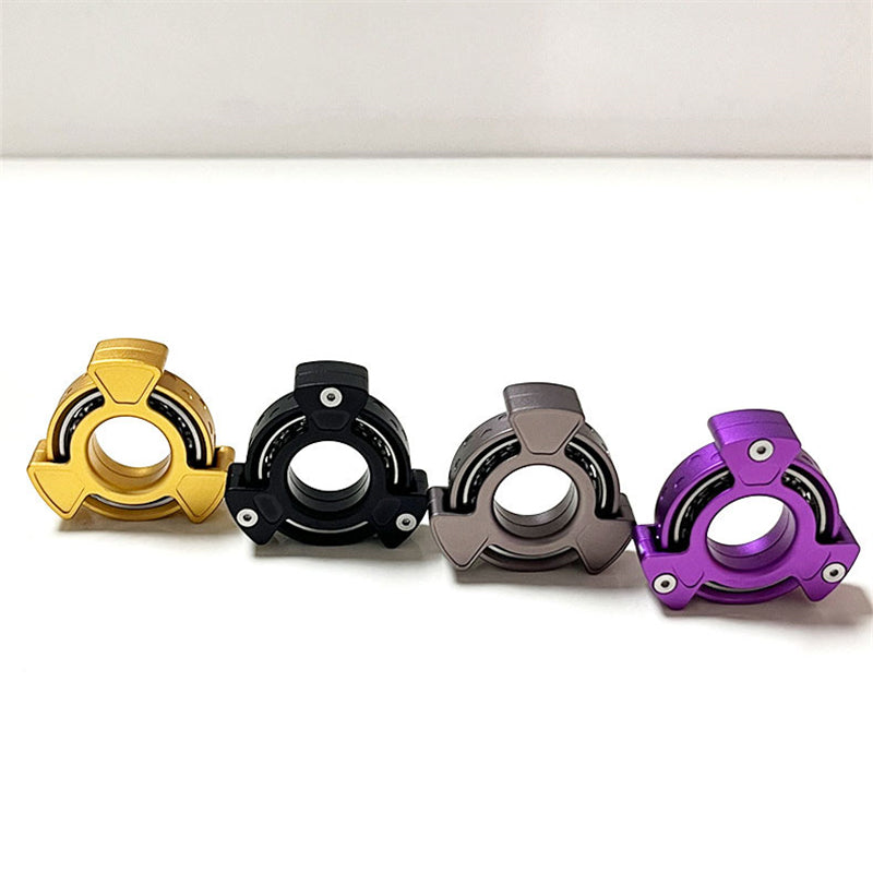 Fpj Ring Aluminum Alloy EDC Fidget Spinner Personalized Adult Metal Fidget Ring ...