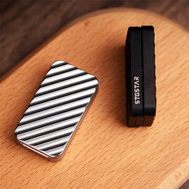 Fashion EDC Mechanical Haptic Slider Creative Stainless Steel Fidget Toy Novel PEI Fidget Slider ADHD Stress Relief Toy Adult Office Toy