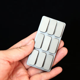 6 Keys 9 Keys Piano Key Fidget Toy Creative Stainless Steel Seesaw Fidget Slider Adult Fidget Clicker ADHD Stress Relief Toy