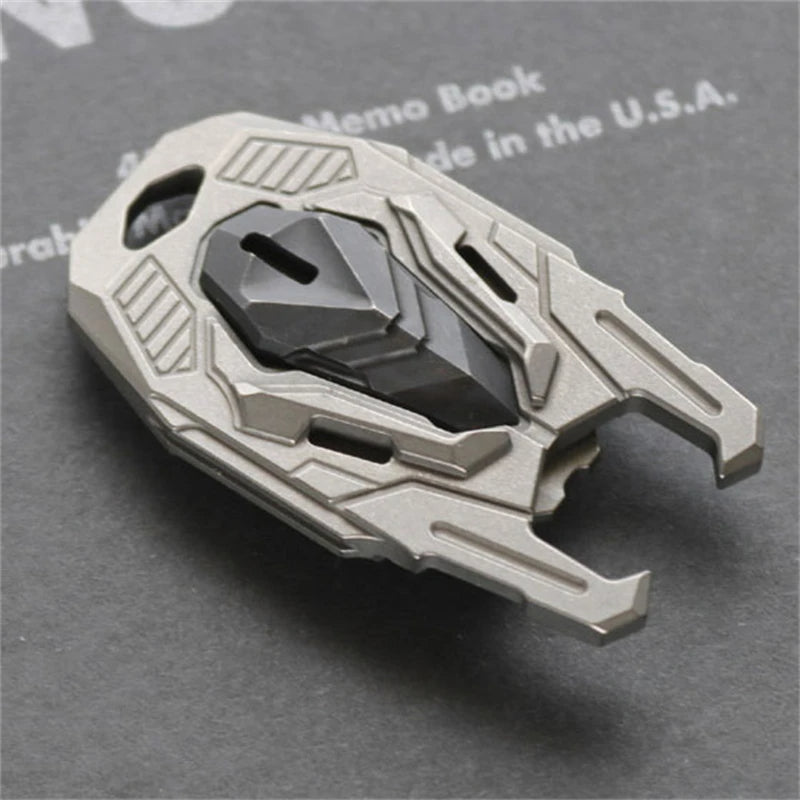 Creative Beetle Fidget Slider EDC Titanium Alloy Adult Fidget Toy Personality Cool Multifunctional Stress Relief Toy ADHD Toy