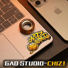 Load image into Gallery viewer, Gao Studio Cheese Mechanical Structure Fidget Ring Ratchet Wheel PEI Fidget Slider EDC Fidget Toys Adult ADHD Stress Relief Toys