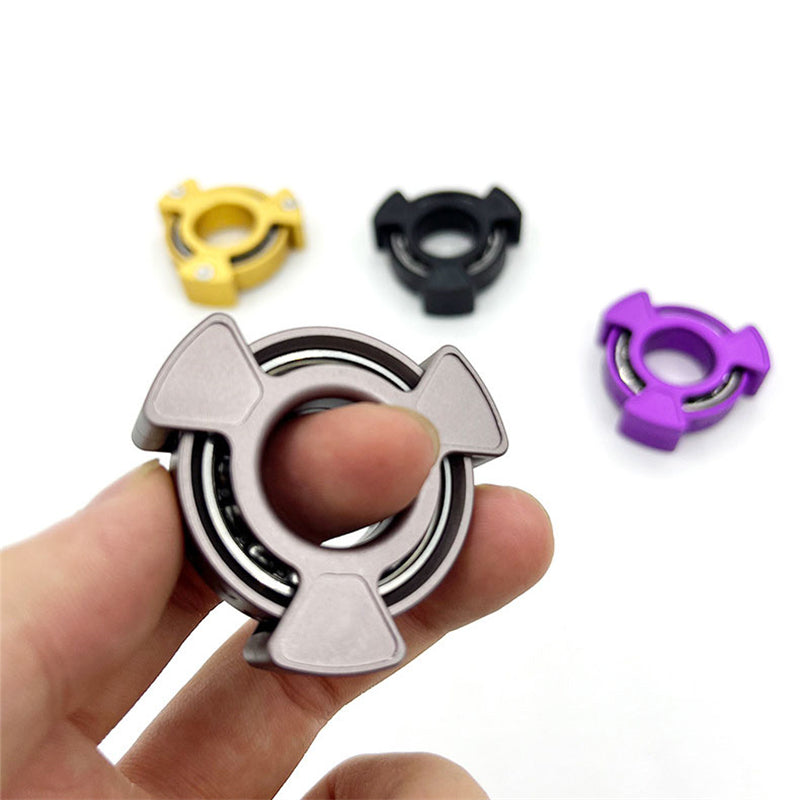 Aluminum Alloy EDC Fidget Spinner Personalized Adult Metal Fidget Ring to Relieve Stress Relaxation Toy ADHD Anti-Anxiety Tool