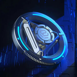 Commander Luminous Alloy Fidget Spinner EDC Metal Fidget Toys ADHD Tool Hand Spinner Glowing in the Dark Anxiety Stress Relief