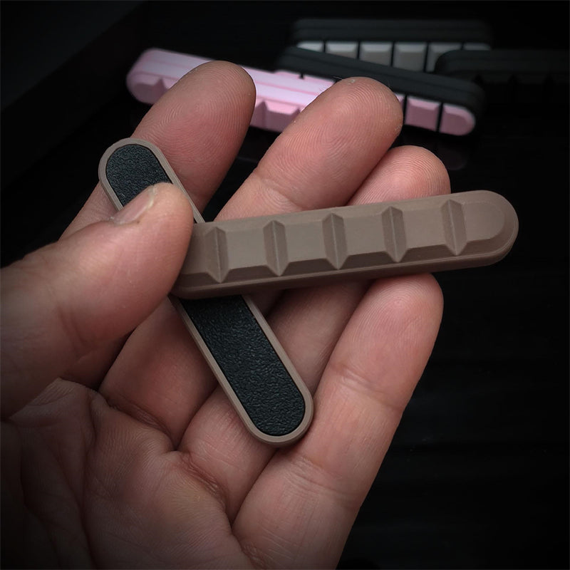 Creative Chocolate Bar Fidget Slider EDC Plastic Push Haptic Slider Personalized Fashion Stress Relief Fidget Toys ADHD Toys