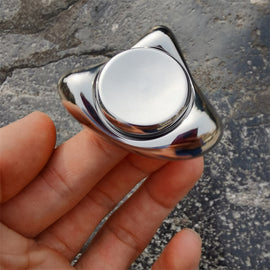 Novel Stainless Steel Fidget Spinner EDC Adult Fidget Toy ADHD Stress Relief Toy Fun Mini Hand Spinner Office Toy Idea Gifts