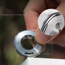 Load image into Gallery viewer, Titanium Alloy Circular Ruler Fidget Ring Fidget Spinner Adult EDC Tool Fidget Toys ADHD Hand Spinner Anxiety Stress Relief Toys