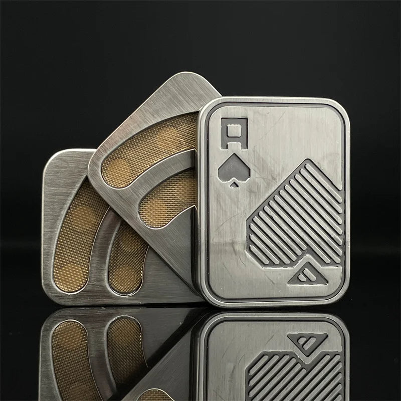 Fidget Aa Three Layer AAA Poker Fidget Slider Metal Fidget Toys ADHD Tool Anxiet ...