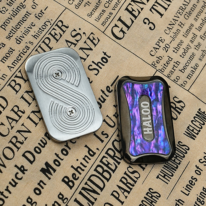 Stylish and Novel EDC Fidget Toys Stainless Steel Unlimited Magnetic Push Fidget Slider Fun Stress Relief & Relaxation Toys