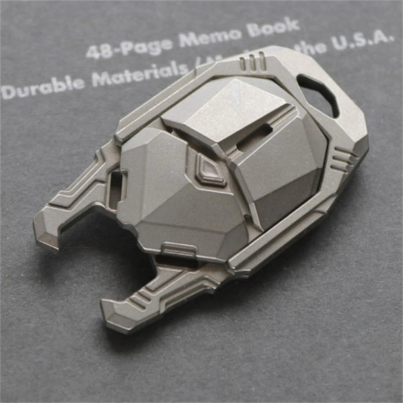 Creative Beetle Fidget Slider EDC Titanium Alloy Adult Fidget Toy Personality Cool Multifunctional Stress Relief Toy ADHD Toy