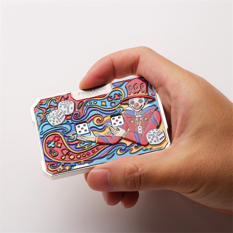 Zinc Alloy Dice EDC Fidget Toy Exquisite Decompression Toy ADHD Anti-anxiety Toy Suitable for Office & Party Gatherings