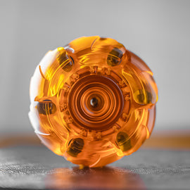 Warm Amber EDC Hand Spinner Creative Open Armor Fidget Spinner Resin Fidget Toys ADHD Concentration Toy Office Relieve stress