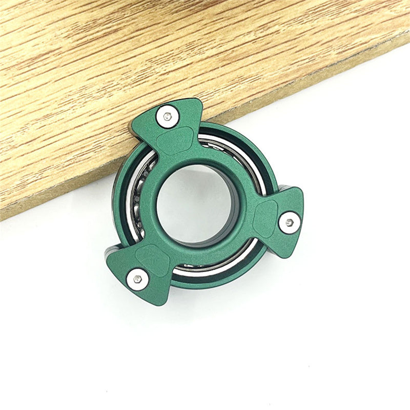 Fpj Ring Aluminum Alloy EDC Fidget Spinner Personalized Adult Metal Fidget Ring ...