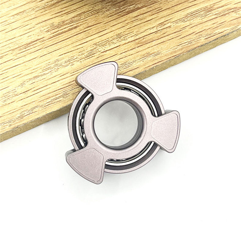 Fpj Ring Aluminum Alloy EDC Fidget Spinner Personalized Adult Metal Fidget Ring ...