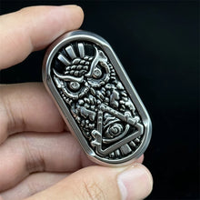 Load image into Gallery viewer, Creative Owl Fidget Toy Fashion EDC Metal Adult Hand Spinner Personalized Stress Relief Fidget Slider Office Toy Fine Gifts