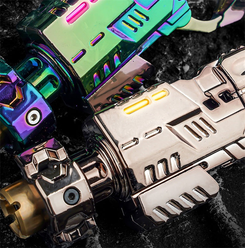 Cool Alloy Gun Fidget Toys Fun EDC Fidget Slider Stress Relief Shooting Toy ADHD Anti-Anxiety Toy Multifunctional Tools