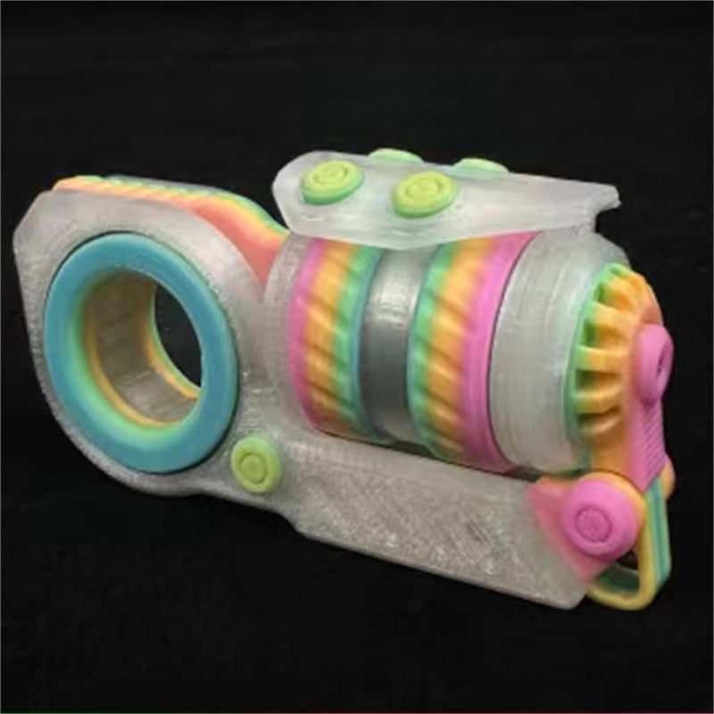 Novel and Cool EDC Fidget Toys Fashion Plastic Fidget Ring Fun Stress Relief Fidget Slider Multiple Gameplay Toys Idea Gifts