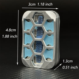 Honeycomb Magic of the Night EDC Fidget Slider Fun Decompression Infinite Haptic Slider Stress Relief Toy ADHD Fidget Toys