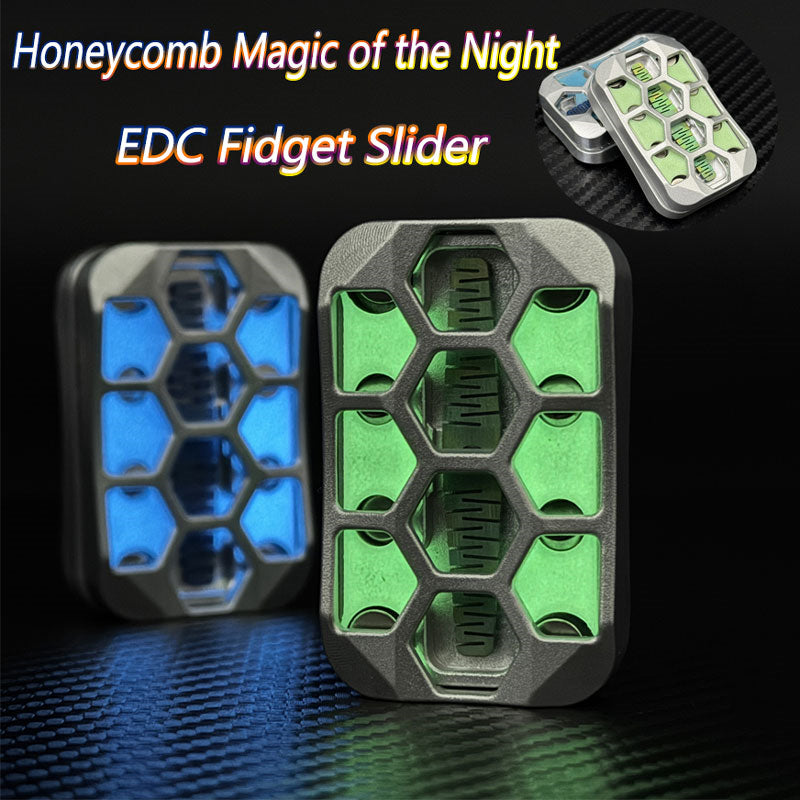 Magic Slide Fidget Honeycomb Magic of the Night EDC Fidget Slider Fun Decompression Infin ...