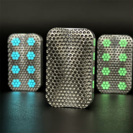 Hollow Coral X Fidget Slider Creative EDC Push Fidget Toys Stress Relief Toys ADHD Anti-anxiety Toys Glow in the Dark Slider