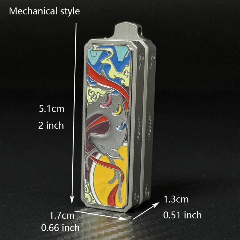 Nine-Colored Deer Push Fidget Slider Creative Stainless Steel EDC Fidget Toys Stress Relief Relaxation Toy ADHD Tool Novel Gift