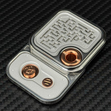 Load image into Gallery viewer, Novel Maze Side-Push EDC Fidget Slider Stylish Stainless Steel Mechanical Fidget Toy Stress Relief &amp; Concentration ADHD Gadget