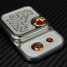 Load image into Gallery viewer, Novel Maze Side-Push EDC Fidget Slider Stylish Stainless Steel Mechanical Fidget Toy Stress Relief &amp; Concentration ADHD Gadget