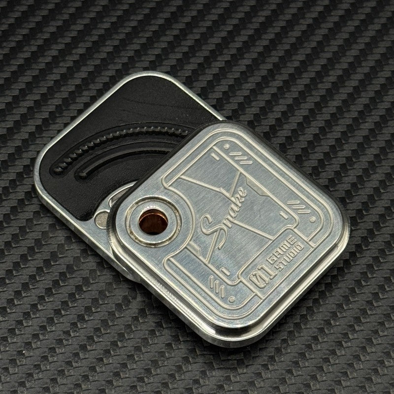 Novel Maze Side-Push EDC Fidget Slider Stylish Stainless Steel Mechanical Fidget Toy Stress Relief & Concentration ADHD Gadget