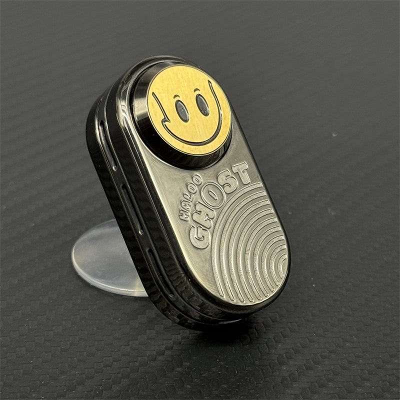 Novel Ghost EDC Fidget Slider Zirconium Alloy Three-layer Magnetic Mechanical Fidget Toy Stress Relief Toy ADHD Toy Office Relax