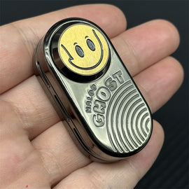 Novel Ghost EDC Fidget Slider Zirconium Alloy Three-layer Magnetic Mechanical Fidget Toy Stress Relief Toy ADHD Toy Office Relax