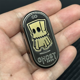 Novel Ghost EDC Fidget Slider Zirconium Alloy Three-layer Magnetic Mechanical Fidget Toy Stress Relief Toy ADHD Toy Office Relax