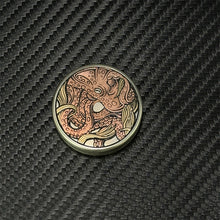 Load image into Gallery viewer, Creative Octopus Push Fidget Coin Cupronickel EDC Fidget Toys Fun Stress Relief Toys ADHD Anti-Anxiety Toys Office Relax Toys