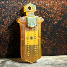 Exquisite Amber Sword EDC Fidget Slider PEI Fidget Toys Mechanical Push Haptic Slider Stress Relief & Relaxation Toys for Adults