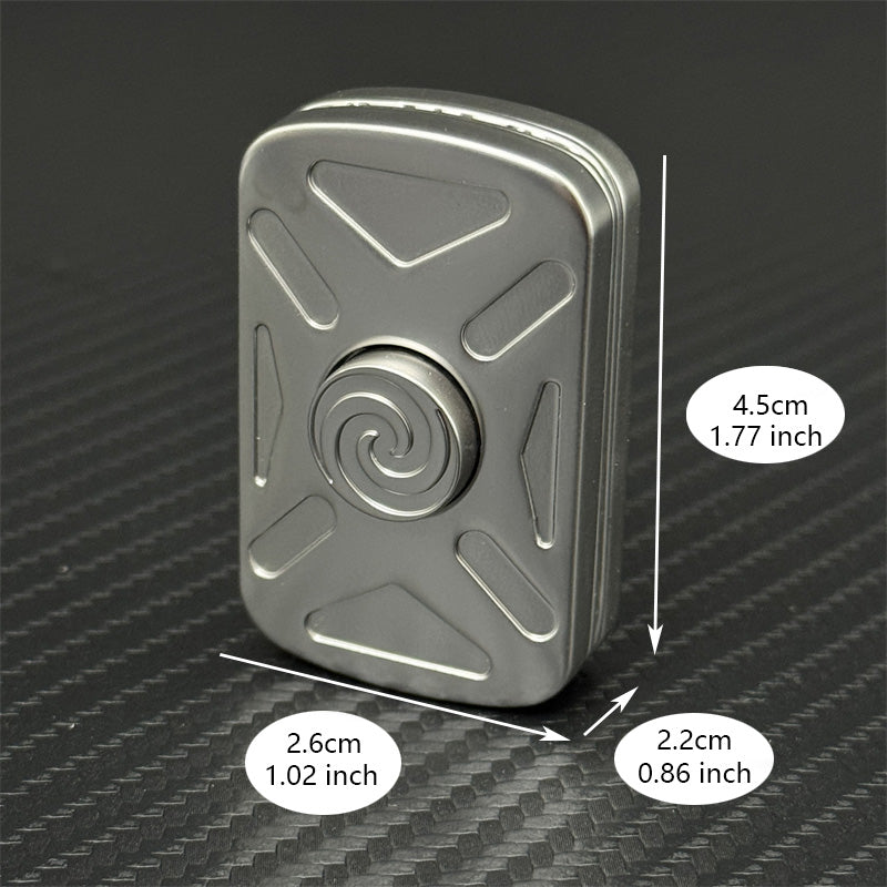 Novel 2-in-1 Alloy EDC Fidget Toy Creative Infinite Position Fidget Slider Stress Relief Hand Spinner ADHD Fidget Spinner