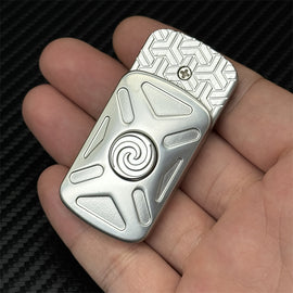 Novel 2-in-1 Alloy EDC Fidget Toy Creative Infinite Position Fidget Slider Stress Relief Hand Spinner ADHD Fidget Spinner