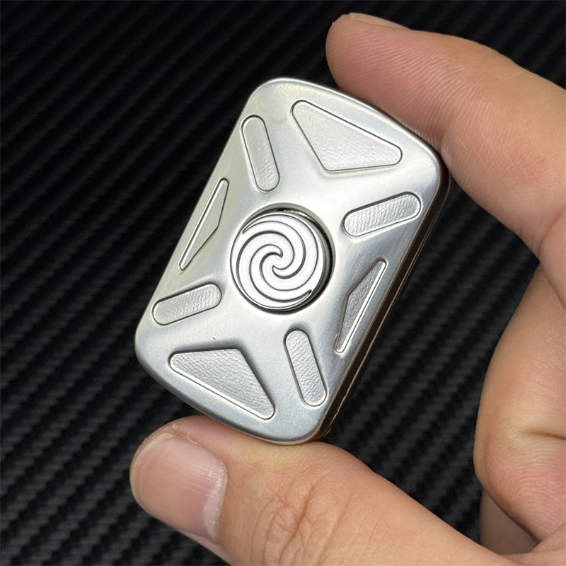 Novel 2-in-1 Alloy EDC Fidget Toy Creative Infinite Position Fidget Slider Stress Relief Hand Spinner ADHD Fidget Spinner